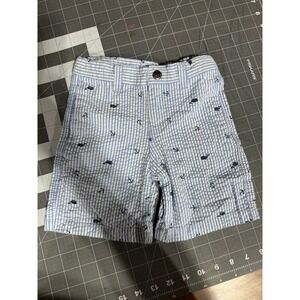Nautica whale anchor print shorts size 2T